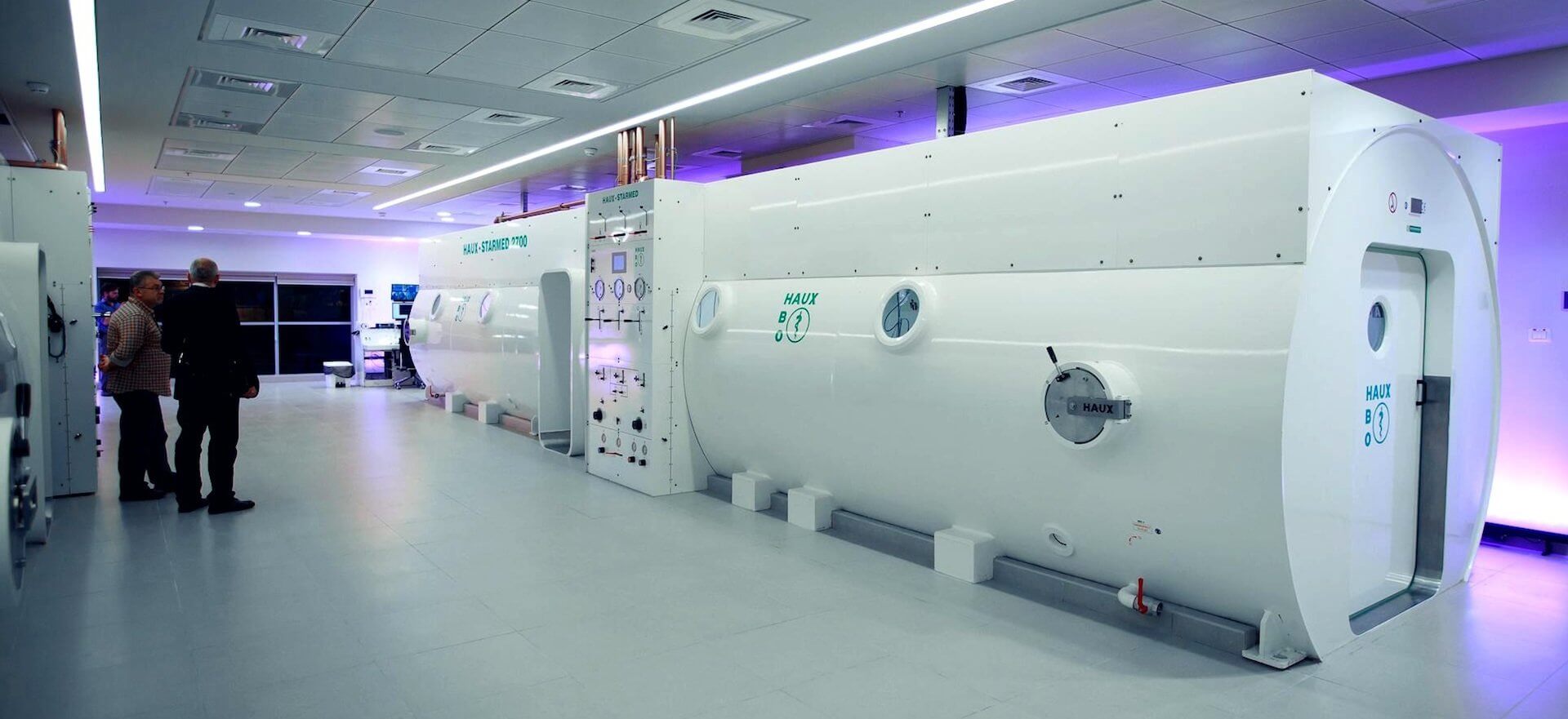 Two 20-seat hyperbaric chambers at the Sagol Center for Hyperbaric Medicine and Research in Israel were used in a study to see if hyperbaric oxygen treatment could help patients with fibromyalgia. (Credit: Sagol Center for Hyperbaric Medicine and Research)