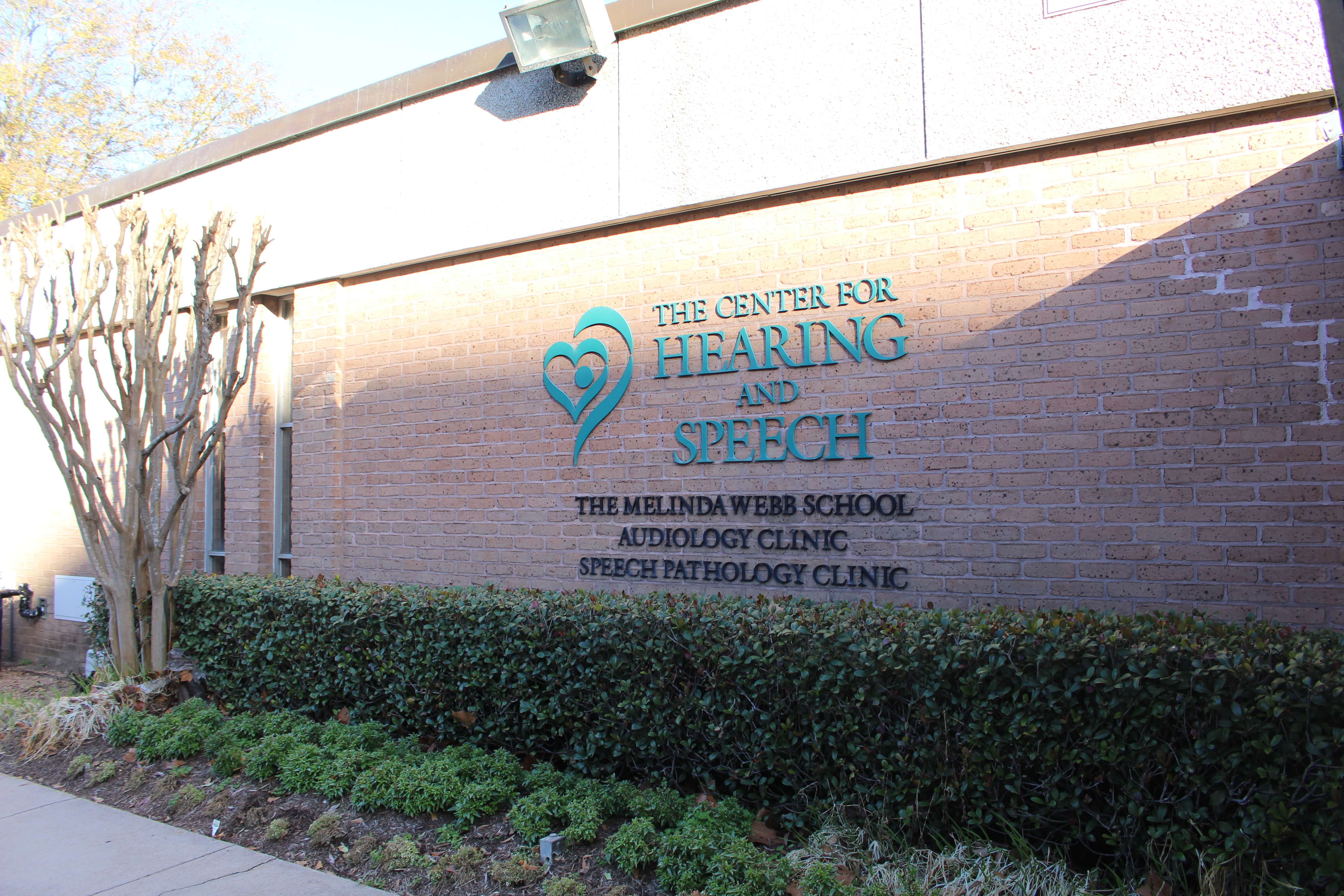 Outside The Center for Hearing and Speech building on West Dallas. (Photo courtesy of The Center for Hearing and Speech)