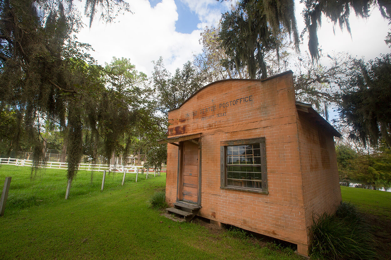 Dr. Cooley had the original Orchard, Texas post office moved to Cool Acres.