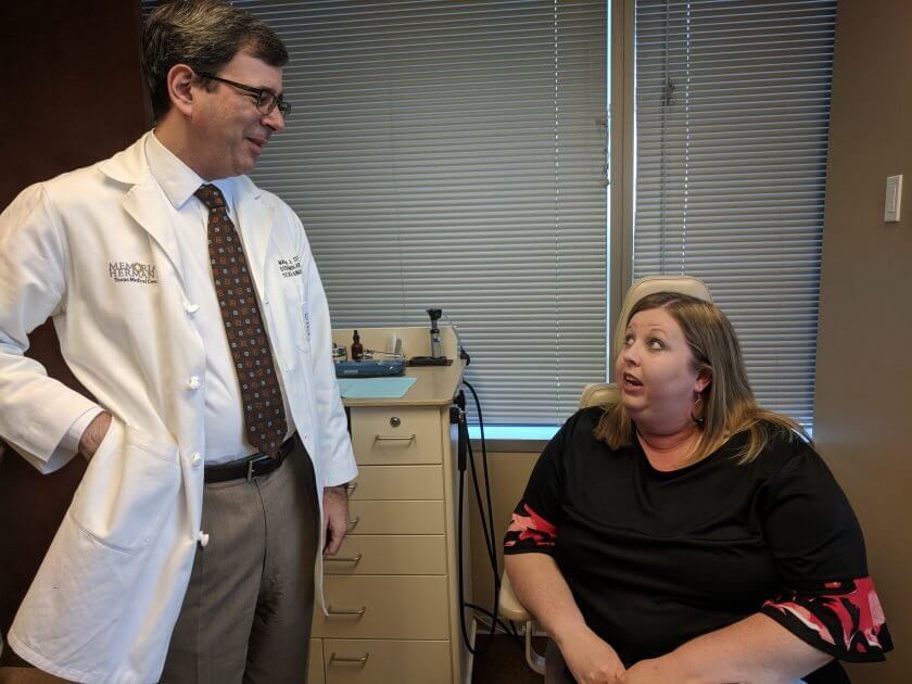 Citardi and Owen discuss her post-procedure treatment.