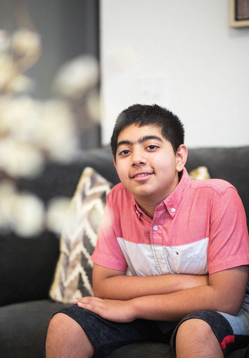 Umair Majeed, 12, was the first patient at Texas Children’s Hospital to undergo an endoscopic hemispherotomy for the treatment of his epilepsy.
