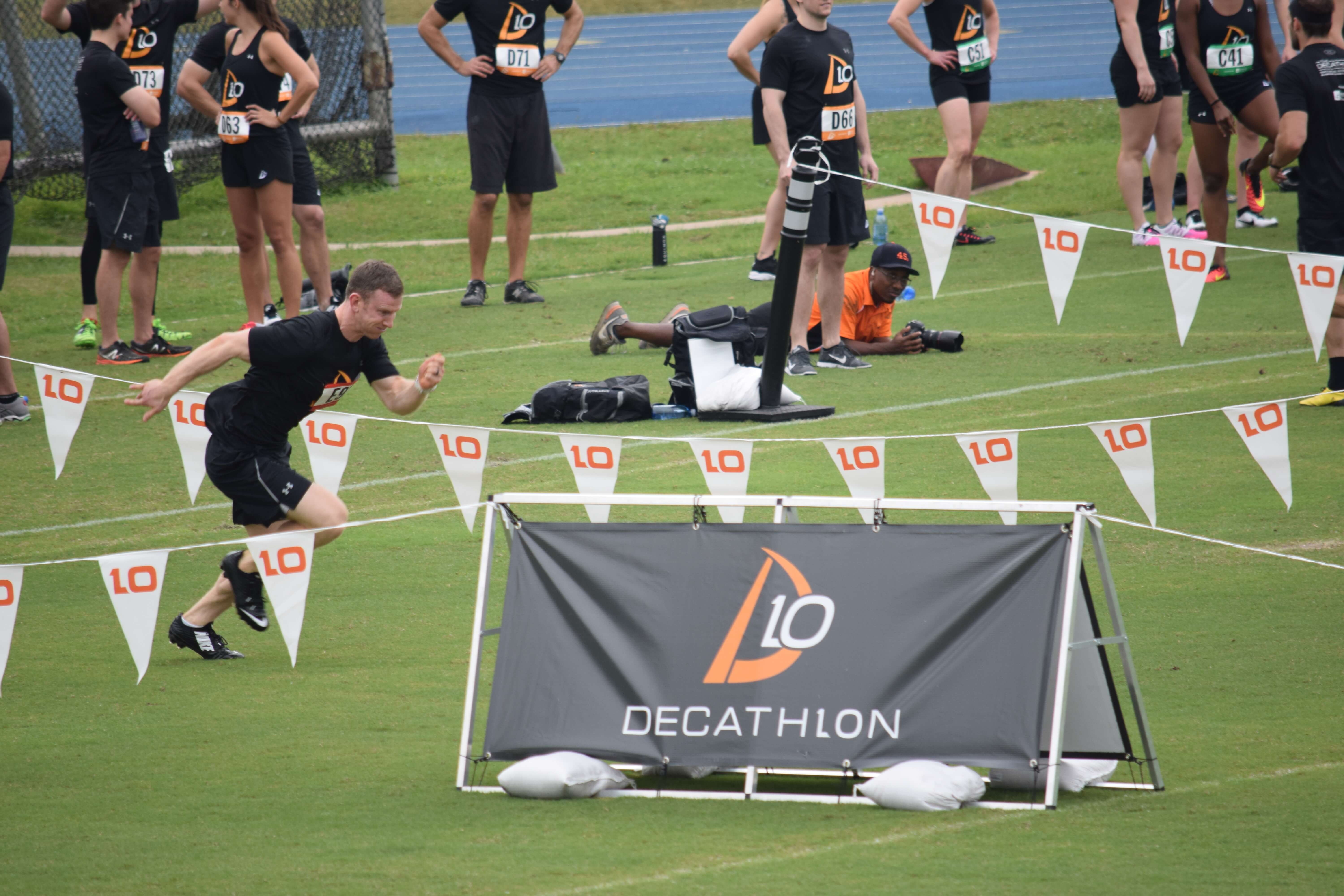 first event in decathlon