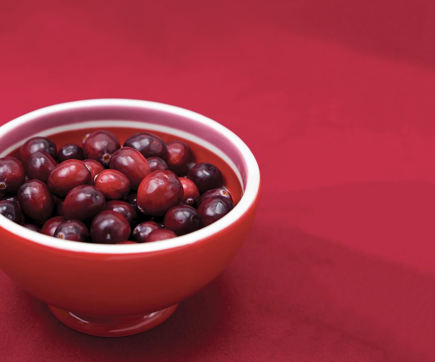 Cranberries are not only a traditional side dish, but also a great source of antioxidants.