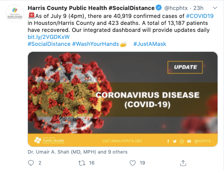 Coronavirus A Texas Medical Center Continuing Update Tmc News
